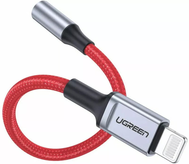 Ugreen Apple MFi to 3.5mm AUX Adapter Headphone Jack Cable iPhone
