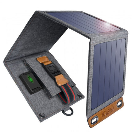 Choetech SC004 14W Solar Charger Portable Panel Dual USB 4 Panels Camping RV