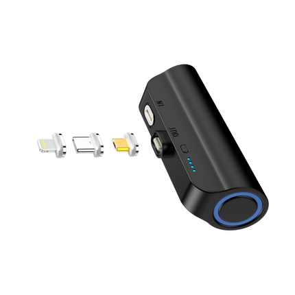 Choetech B660 Mini Power Bank 3000mAh with 3 Magnetic Connectors -Plane Allowed