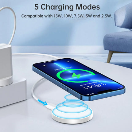 CHOETECH T603-F Ring Holder & Magnetic 15W Wireless Charger for iPhone/iWatch