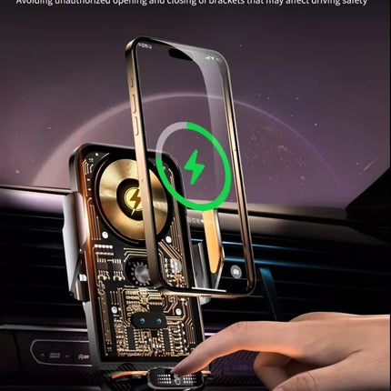 BDI M7 66W Fast Wireless Car Charger Mount Auto-Clamping - iPhone 16, Galaxy S24