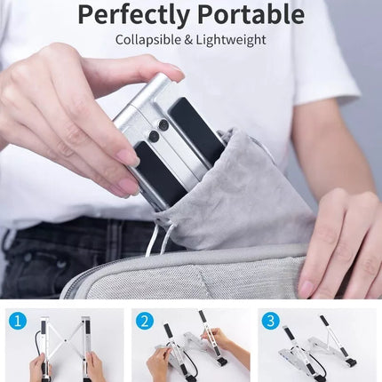 CHOETECH HUB-M43 Collapsible Laptop Stand with USB-C Hub 7-in-1 Docking Station