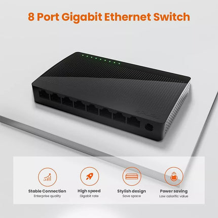 Tenda SG108 8-Port Gigabit Ethernet Desktop Switch