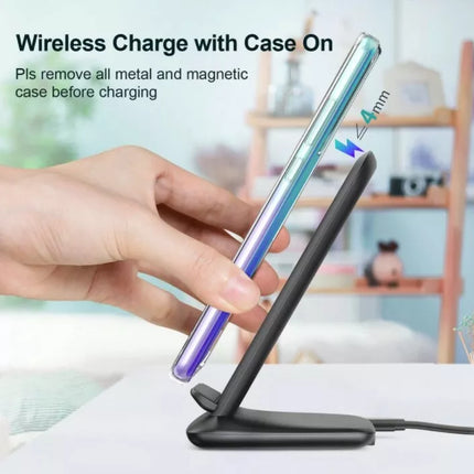 Choetech T555-S Fast Wireless Charger Stand Charging Holder