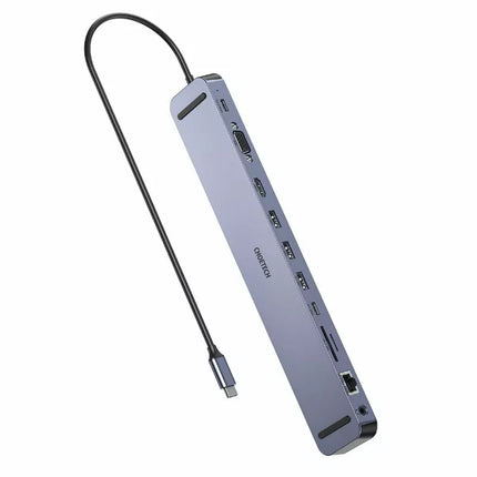 CHOETECH HUB-M20 USB-C 11-in-1 Multiport Docking Station HDMI VGA RJ45 3.5mm PD