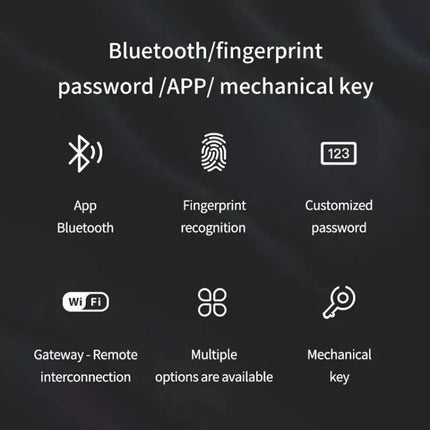 BDI Premium Fingerprint Passcode Smart Keyless Digital Door Lock Mortise Handle
