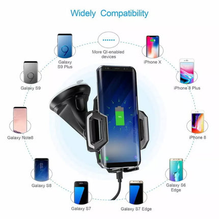 Choetech T521-S Qi Wireless Car Charging Stand Mount 10W Wireless Charger Phone