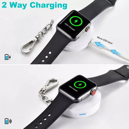 Choetech MFi Certified Apple Watch Wireless Charger Power Bank 900mAh Keychain