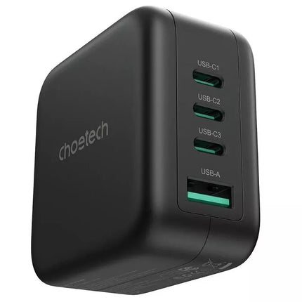 Choetech 70W GaN QC3.0 Fast 4 Port Travel Wall Power Adapter Charger US/EU/UK/AU