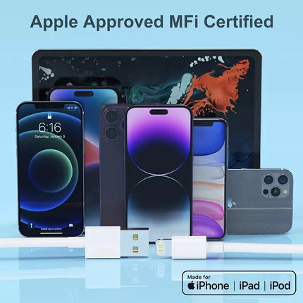 CHOETECH MFi Apple Certified Charge & Sync Cable 2.4A Quick Charge for iPhone