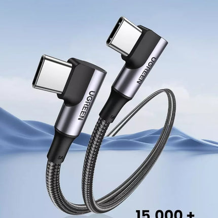 UGREEN USB C to USB C PD 100W Fast Charging Cable 90 Degree iPhone 16 Galaxy S23