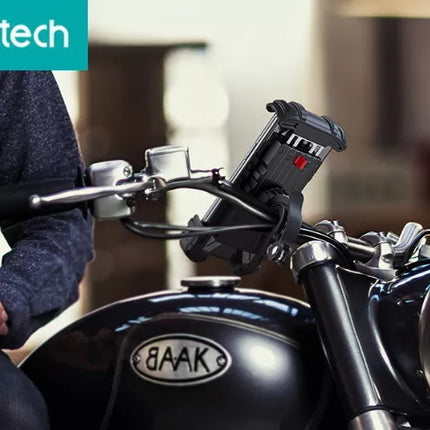 Choetech H067 Bike Motorcycle Adjustable Phone Holder 360° Rotating Up to 6.8"