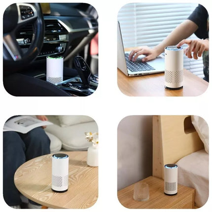 BDI Portable Car Air Purifier w/ HEPA Filter Negative Ion Generator Deodorizer