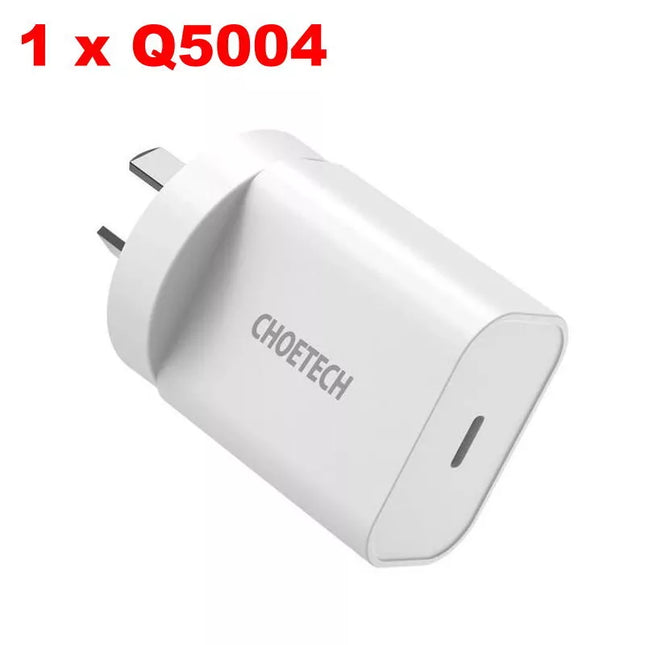 Choetech 20W PD USB-C Wall Charger QC 3.0 Power Adapter + Cable For iPhone 14 13