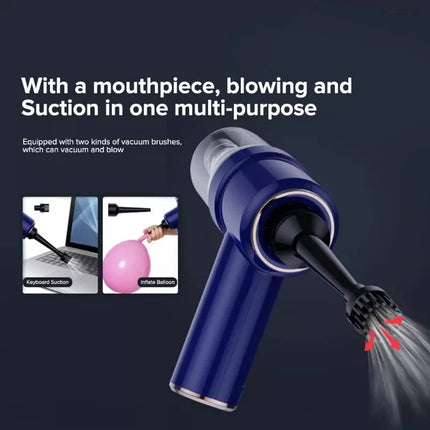 BDI Wet/Dry Cordless Handheld Car Vacuum Cleaner & Air Duster 9000PA 120W Power