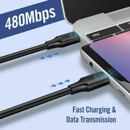UGREEN USB-C to USB-C PD 60W 20V/3A Fast Charging Data Cable iPhone 16, 15, S24