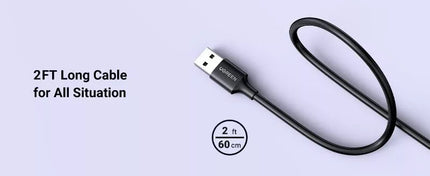 UGREEN 5-In-1 Ultra Slim 4-Port USB 3.0 Hub PD Charging with 5Gbps Data Transfer