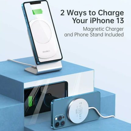 Choetech Magsafe Fast Wireless Magnetic Charger Holder Stand for iPhone 16 15 14