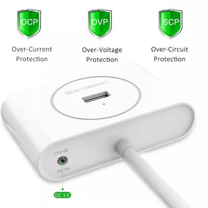 Ugreen 4-Port USB 3.0 Hub Compatible for MacBook Air, iMac Pro, Surface, Ultrabo