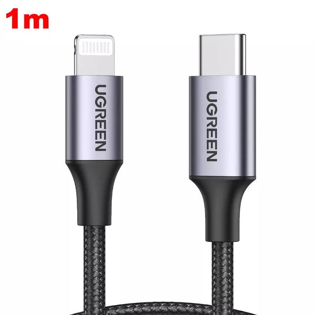 Ugreen USB-C to Lightning Fast Charging Cable MFi Certified PD & Data Sync