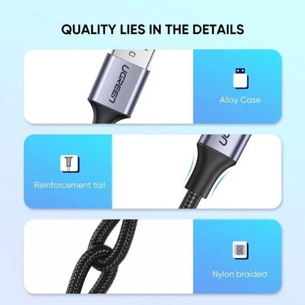 UGREEN USB A to USB C Quick Charging Cable For iPhone 16, Samsung S24 Galaxy S10