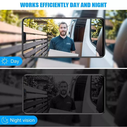 BDI Smart Wireless WiFi Video Doorbell Camera with Indoor Chime Night Vision