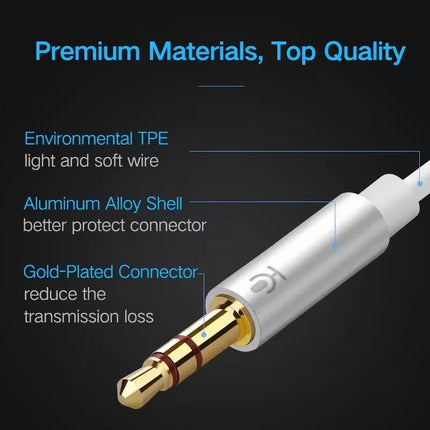 UGREEN 2x Dual 3.5mm Male to 3.5mm Female Audio & Mic Headphone Y Splitter Cable