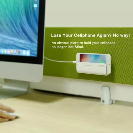 UGREEN Adhesive Wall Mount Phone Holder for Charging - iPhone, Samsung