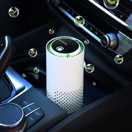 BDI Portable Car Air Purifier w/ HEPA Filter Negative Ion Generator Deodorizer
