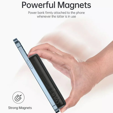 Choetech B651 10,000mAh Magnetic Wireless Power Bank - iPhone 16/15/14, Qi Phone