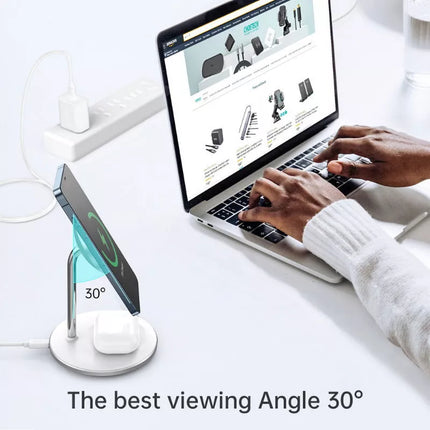 Choetech 2-in-1 MagSafe iPhone Magnetic Wireless Charger Stand iPhone 16