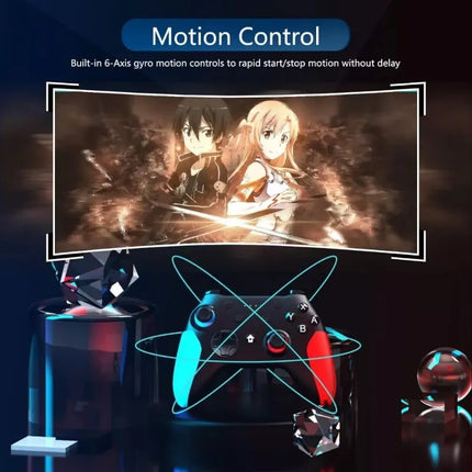 BDI Pro Wireless Controller Gamepad Dual Vibration For Nintendo Switch, PC