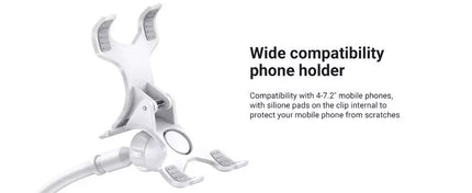UGREEN Rotatable Adjustable Gooseneck Desktop Phone Holder