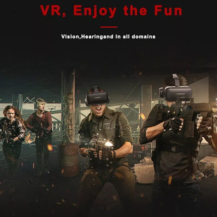 VR SHINCON 6.0 High-Quality 3D VR Glasses Headsets w/ Controller - iOS & Android