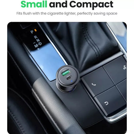 Ugreen 63W USB C Car Charger Adapter - PPS 45W Super Fast Charging 2.0 + 18W QC