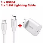 1 x Wall Plug + 1 x Lightning USB C Cable