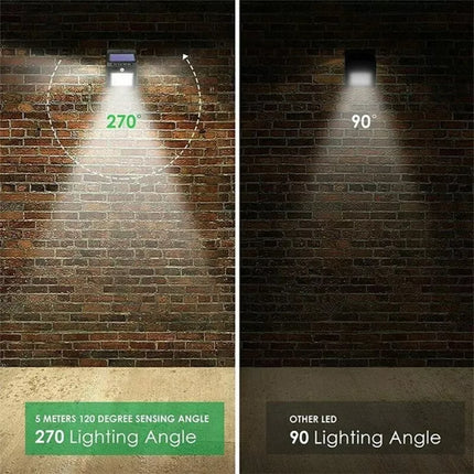 BDI 4-Pack 30 LED Solar PIR Motion Sensor Wall Light Outdoor Waterproof Garden