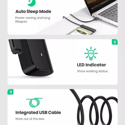 Ugreen USB 3.0 to SATA III Adapter Cable for 2.5" SSD & HDD Hard Drive Adapter
