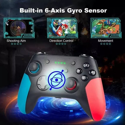 BDI Pro Wireless Controller Gamepad Dual Vibration For Nintendo Switch, PC