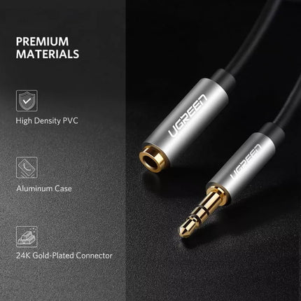 UGREEN 3.5mm Headphone Extension Cable 3.5mm TRS Male to Female Stereo Extension