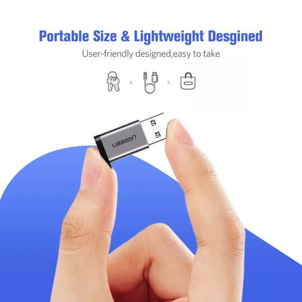 Ugreen USB C 3.1 Female to USB 3.0 Male Adapter 5Gbps 3A Plug Data Transfer