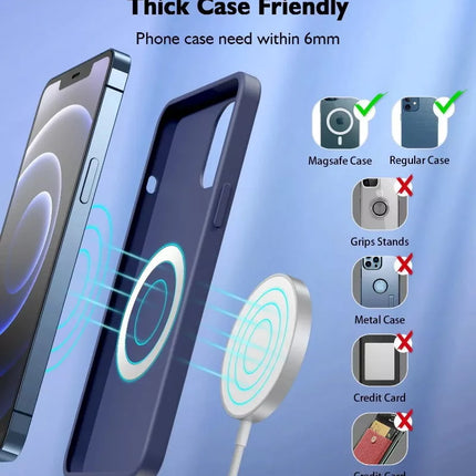 Choetech Magnetic Wireless Charger 15W MagSafe For IPhone 16/15/14/13 & AirPods