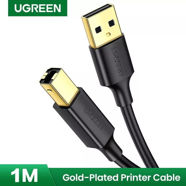 UGREEN USB Printer Cable USB 2.0 Type A Male to Type B Male for Printer Scanner