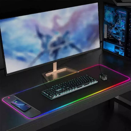 Choetech 15W Wireless Charging RGB Gaming Mouse Pad Extra Large 90cm x 30cm