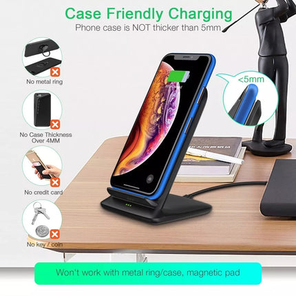 Choetech T555-S Fast Wireless Charger Stand Charging Holder