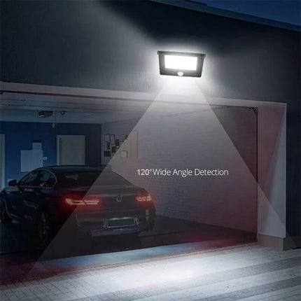 BDI 4-Pack 30 LED Solar PIR Motion Sensor Wall Light Outdoor Waterproof Garden
