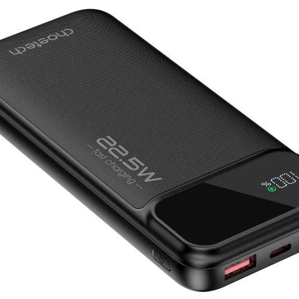 CHOETECH 3-Ports PD 22.5W Digital Display Power Bank - B731, B730, B729, B728