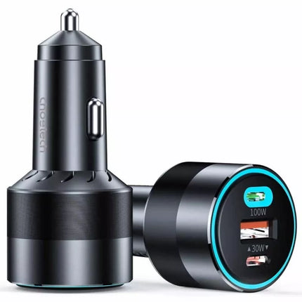 Choetech 130W Dual USB-C & USB Fast Car Charger iPhone 16 iPad MacBook Laptop