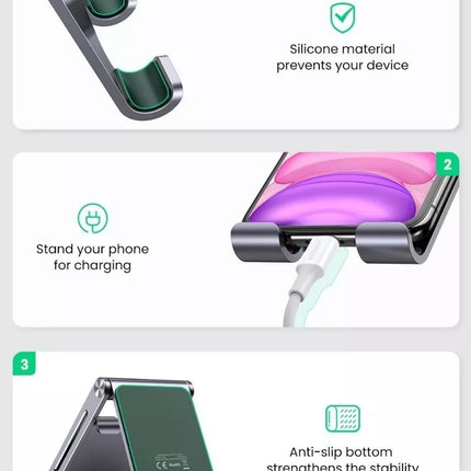 UGREEN Multi-Angle Adjustable & Foldable Aluminum Phone Stand Holder