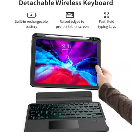 CHOETECH Bluetooth Detachable Keyboard with Touchpad and Backlight for iPad